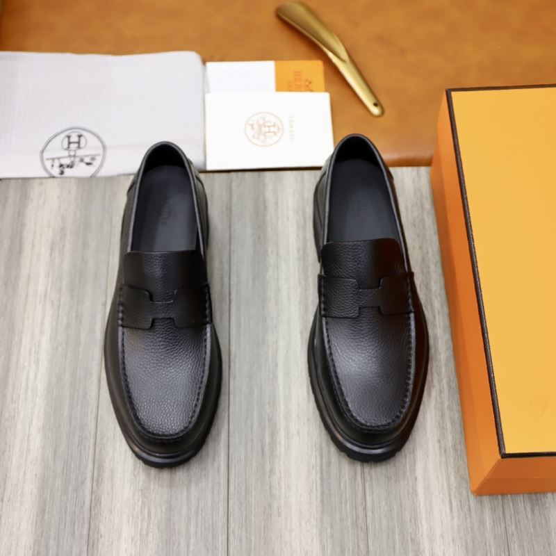 H**mes leather shoes